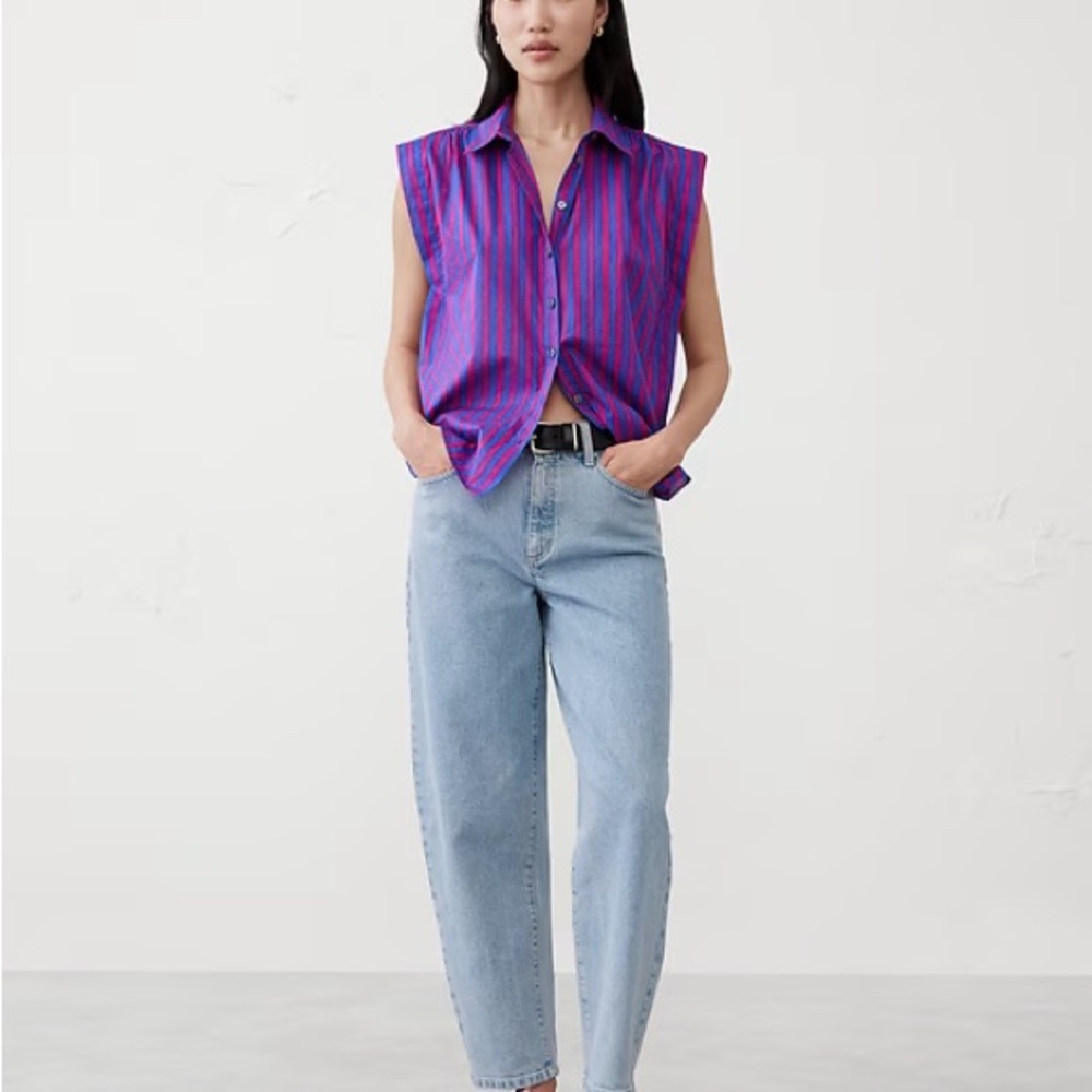 Banana Republic SOFT GATHERED VOILE SHIRT